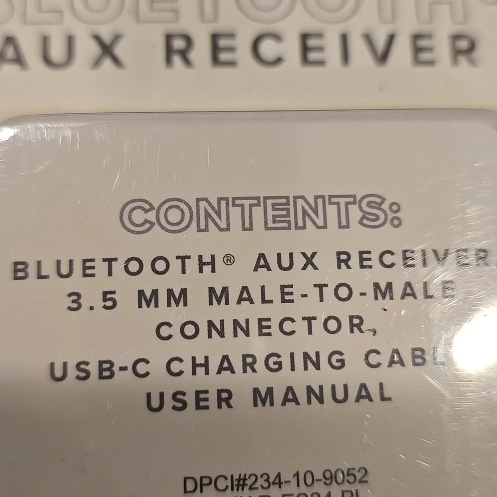 ❤️10/$10 New Bluetooth Purple Aux Receiver